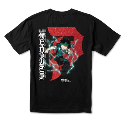 Primitive X My Hero Academia Dirty P Izuku Midoriya T Shirt - Black