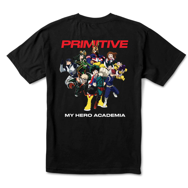 Primitive X My Hero Academia T Shirt - Black