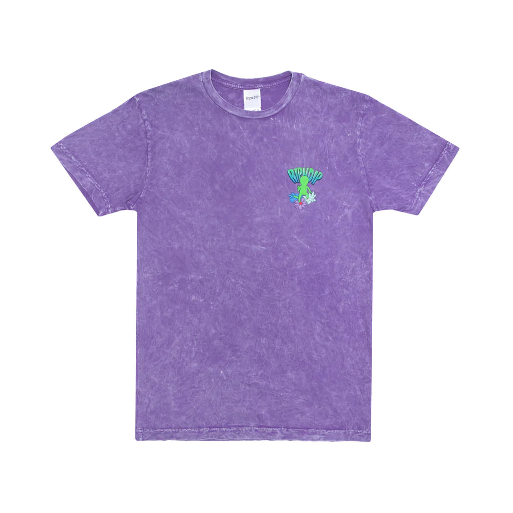 RIPNDIP The Unknown T Shirt - Purple Mineral Wash