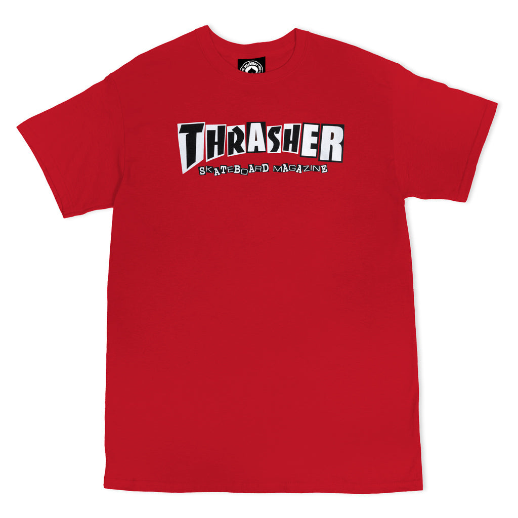 T-Shirt Thrasher X Baker Skateboards - Rouge