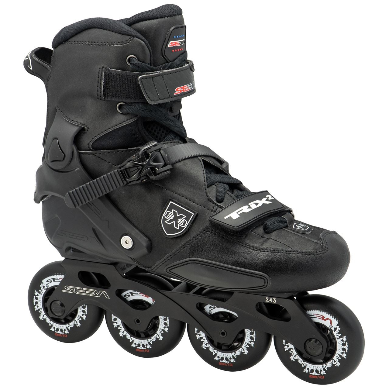 Seba Trix 2 80 Inline Skates - Black