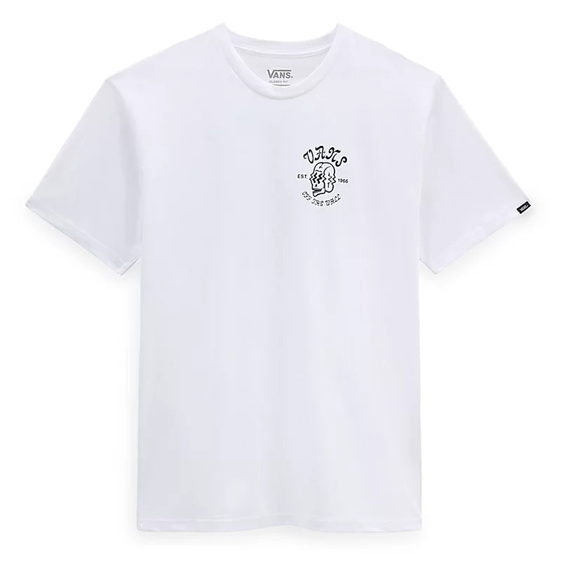 T-shirt Vans Shaken Skull - Blanc 