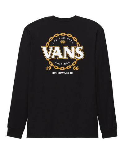 T-shirt à manche longue Vans Chain - Noir 