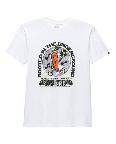 T-shirt Vans Rooted Sound - Blanc