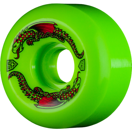 Powell Peralta Dragon Formula Green Skateboard Wheels - 58mm 93a