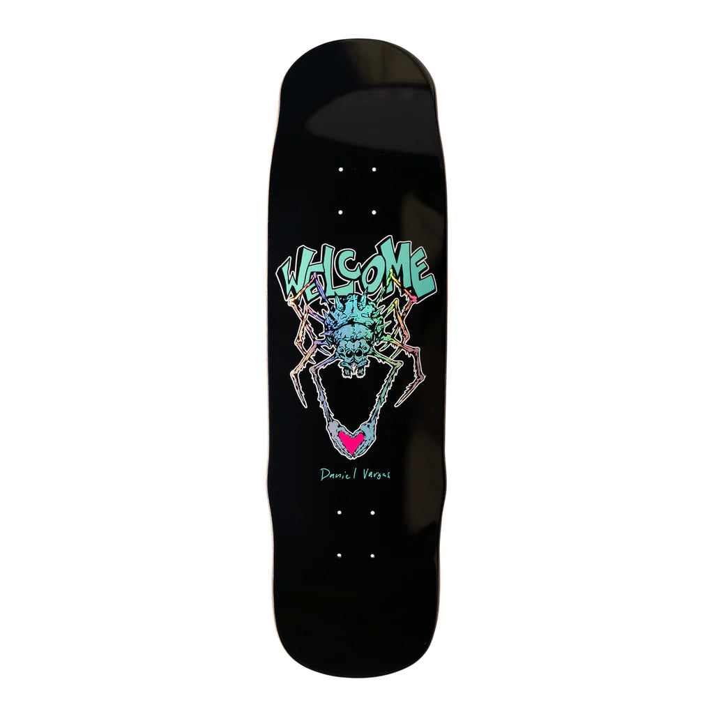 Welcome Spidey Daniel Vargas Pro Model on Effigy Deck - 8.8"