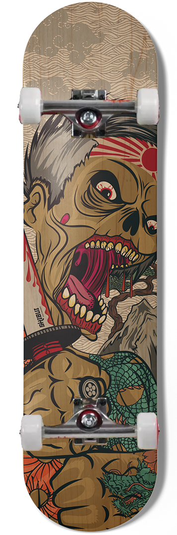 Shibui Zombie Yakuza Complete Skateboard - 8.25"