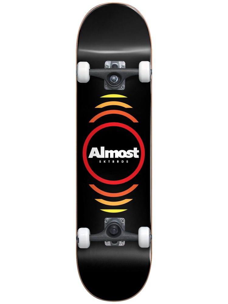 Almost Reflex Black Mini Skateboard - 7.0"
