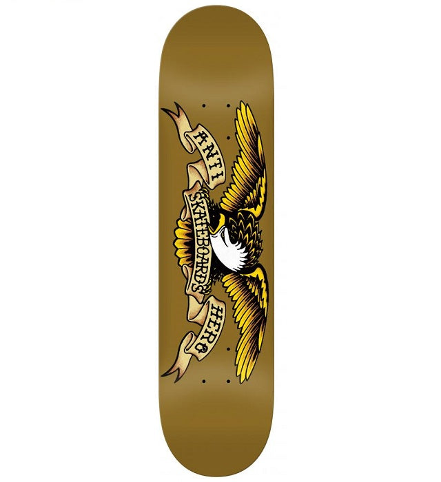 Anti Hero Classic Eagle Brown Skateboard Deck - 8.06"