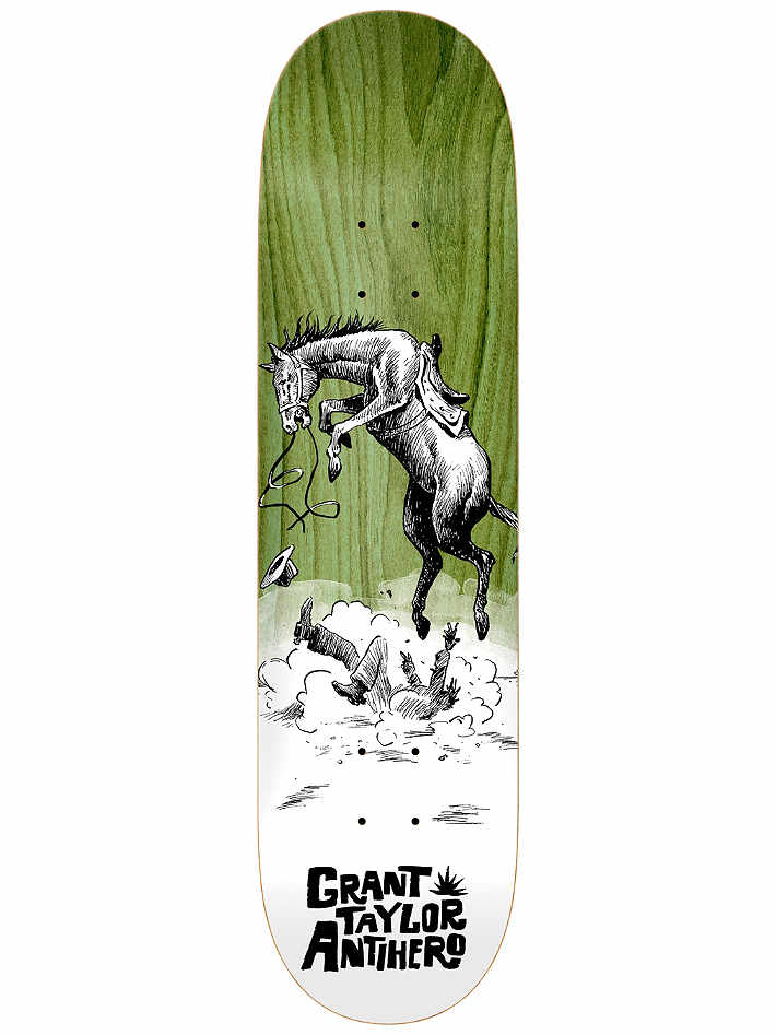 Anti Hero Taylor How The West Skateboard Deck - 8.5"
