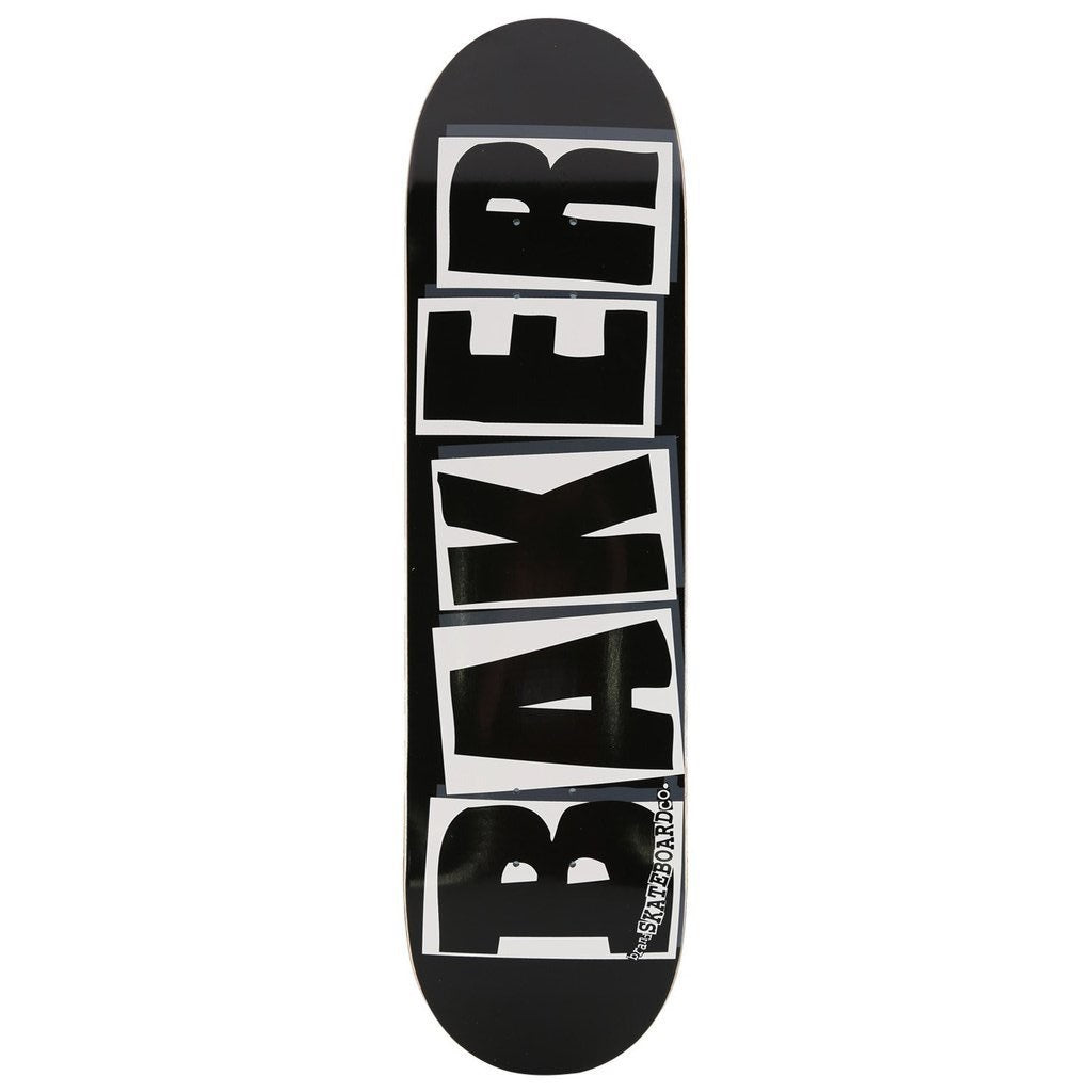 Baker Brand Logo Black/White Skateboard Deck - 8.25"