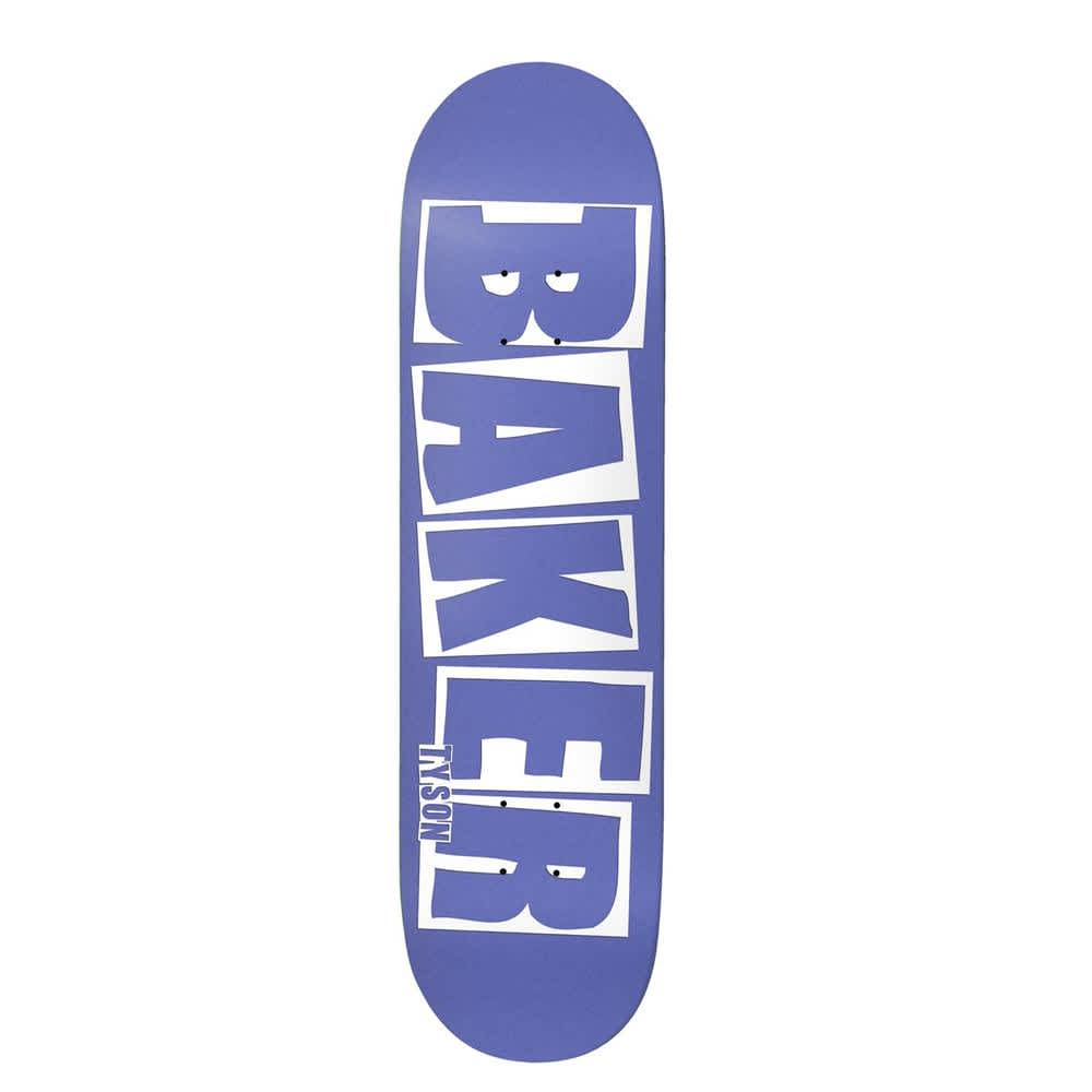 Baker Tyson Peterson Brand Name Periwinkle Deck - 8.0"