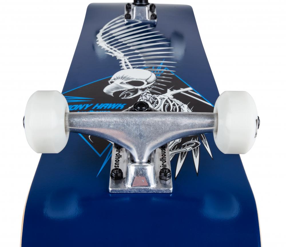 Birdhouse Stage 1 Full Skull 2 Blue Skateboard - 7.5"
