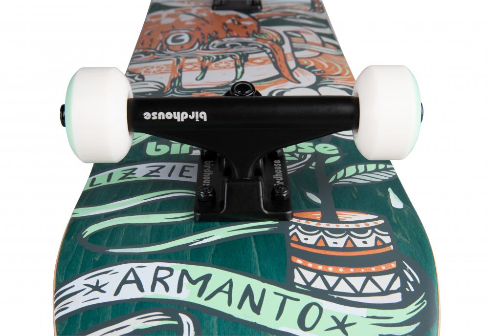 Birdhouse Stage 3 Armanto Favourites Green Skateboard - 7.75"