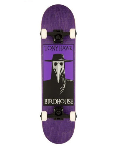Birdhouse Stage 3 Plague Doctor Purple Skateboard - 7.5"