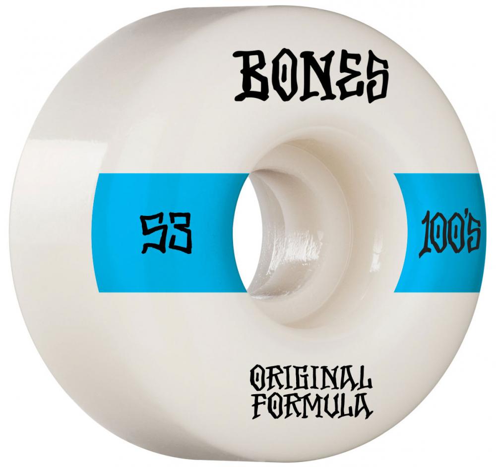 Bones 100's #14 V4 Wide Skateboard Wheels - 53mm