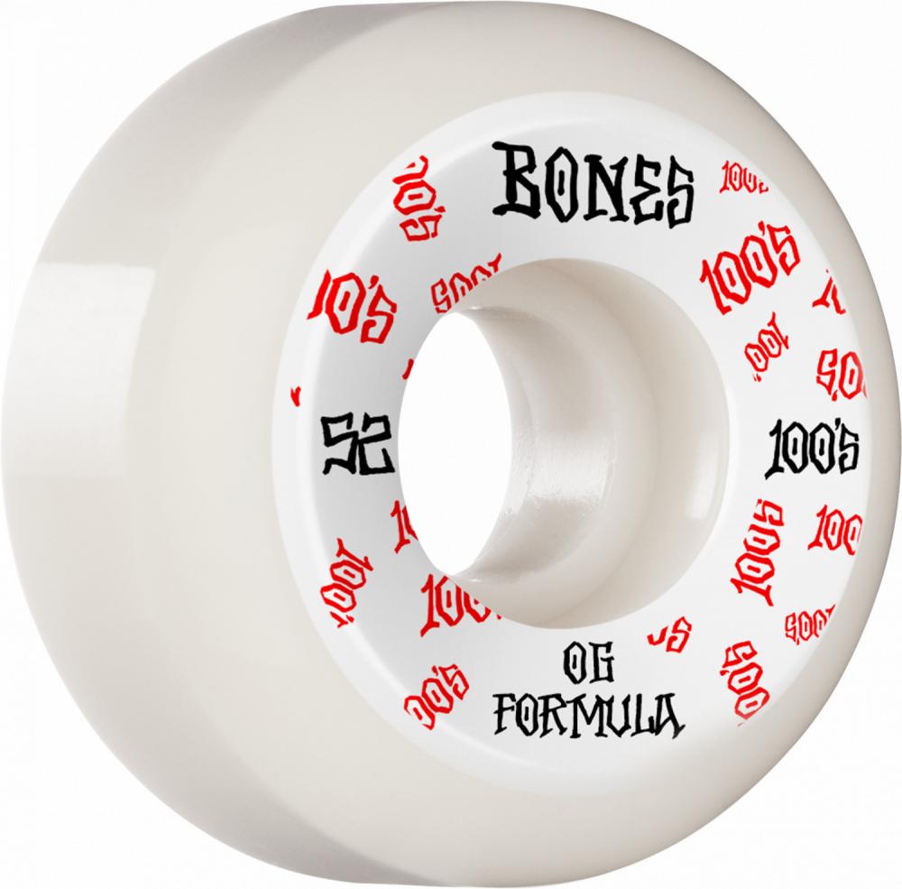 Bones 100's #3 V5 Sidecut Skateboard Wheels - 52mm