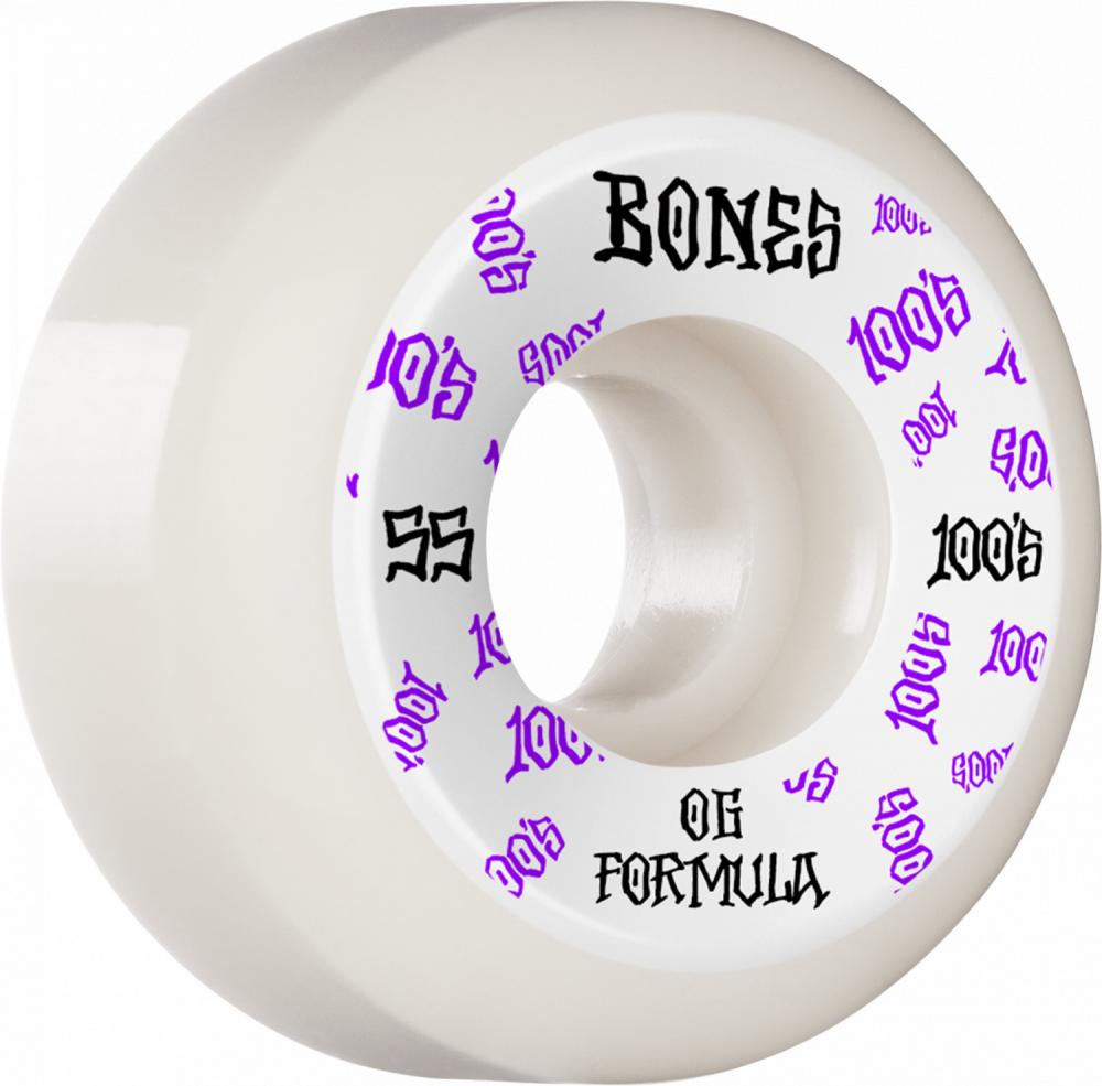 Bones 100's #3 V5 Sidecut Skateboard Wheels - 55mm