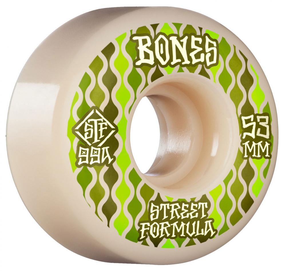 Bones STF Retros V2 Locks Skateboard Wheels - 53mm 99a