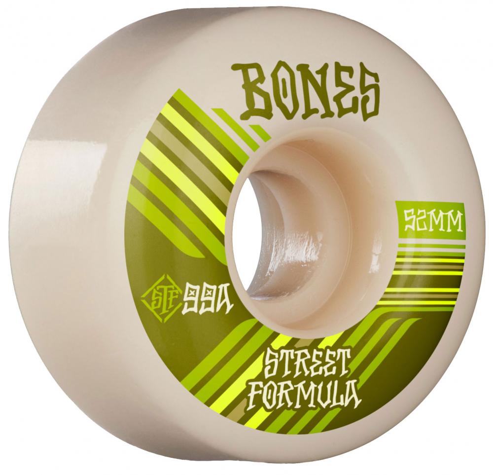 Bones STF Retros V4 Wide Skateboard Wheels - 52mm 99a