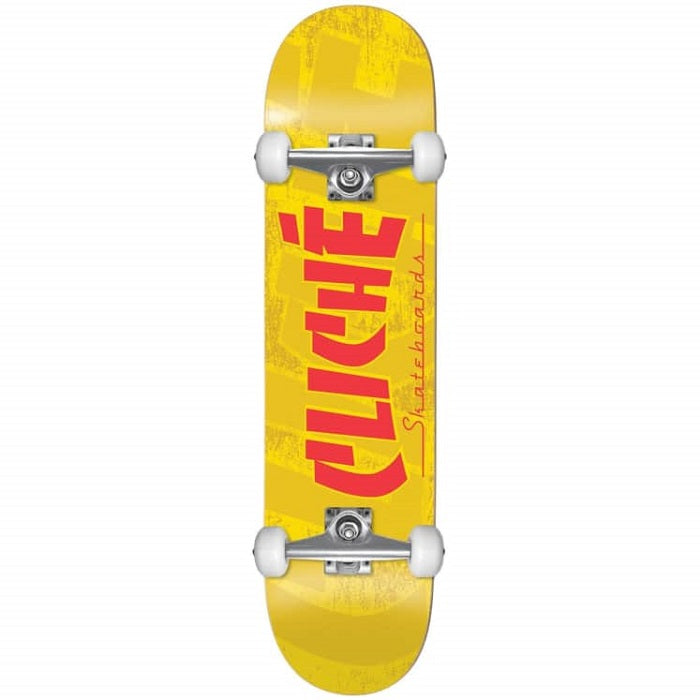 Cliche Banco Yellow Skateboard - 7.5"