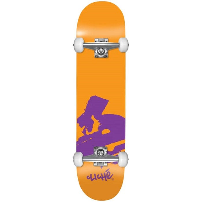 Cliche Europe Orange Skateboard - 7.875"