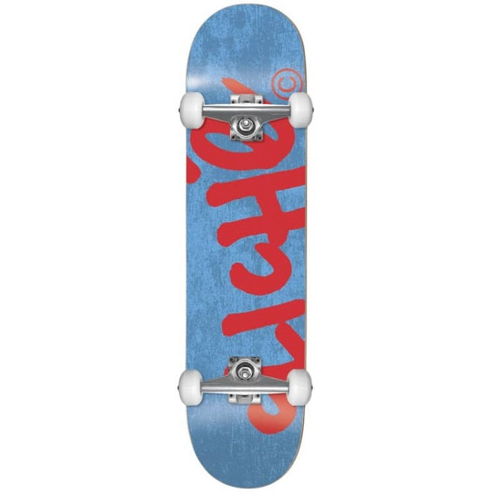 Cliche Handwritten Blue/Red Skateboard - 7.375"