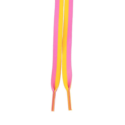 Criss Cross Duo Laces - Pink/Yellow
