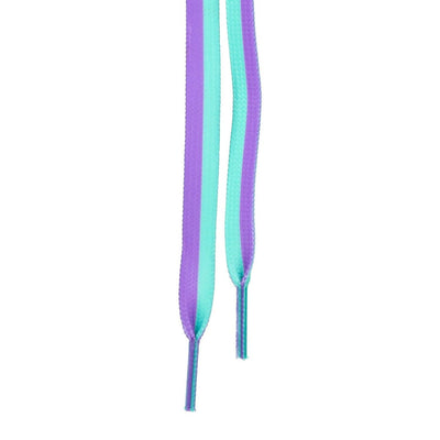 Criss Cross Duo Laces - Teal/Violet