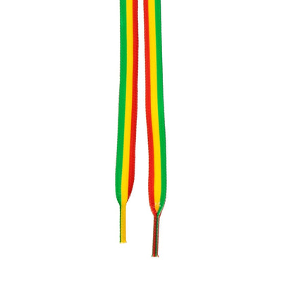 Criss Cross Trio Laces - Green/Red/Yellow