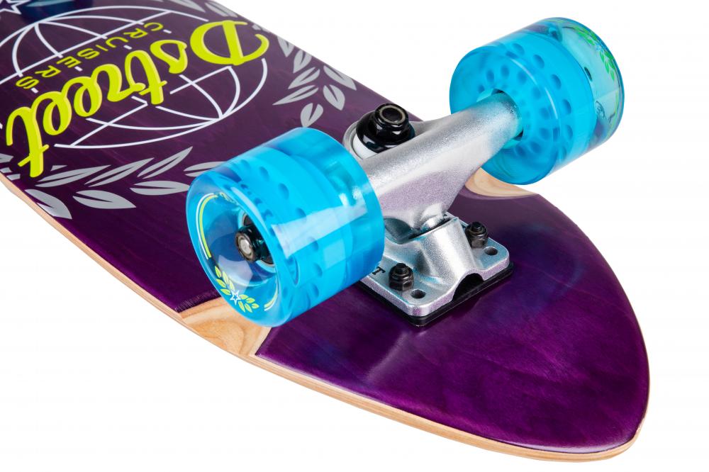 D Street Atlas Purple Cruiser Skateboard - 28"