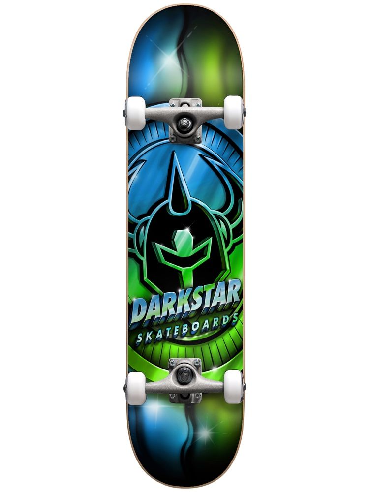 Darkstar Anodize Blue/Green Mid Skateboard - 7.25"