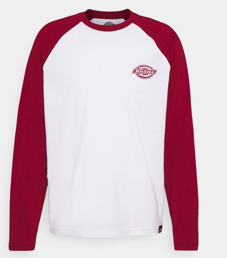 T-Shirt Manches Longues Dickies Cologne Baseball - Biking Red