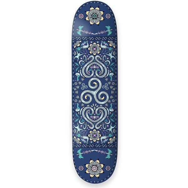 Drawing Boards Positive Patterns Spiral Skateboard Deck - 8.0"