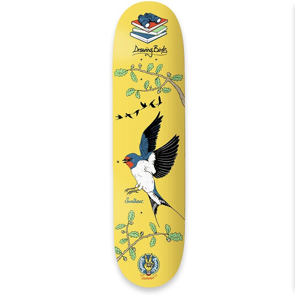 Drawing Boards Swallow Skateboard Deck - 7.75"