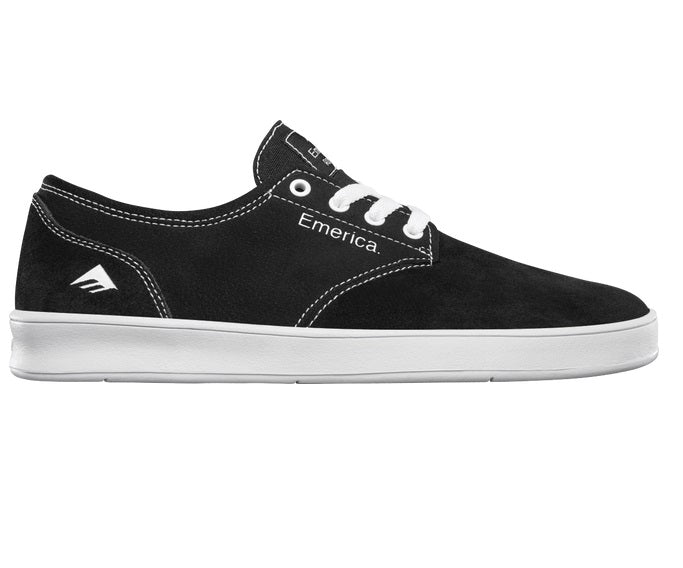 Emerica Romero Laced Skate Shoes - Black/White/Black