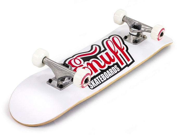 Enuff Classic Logo White Mini Skateboard - 7.25"