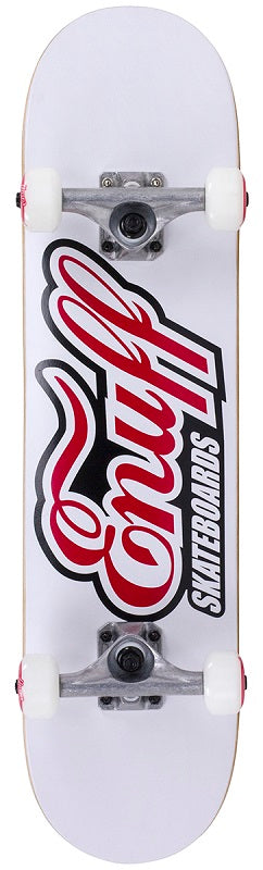 Enuff Classic Logo White Skateboard - 7.75"