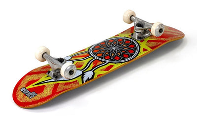 Enuff Dreamcatcher Mini Skateboard - Orange/Yellow 7.25"