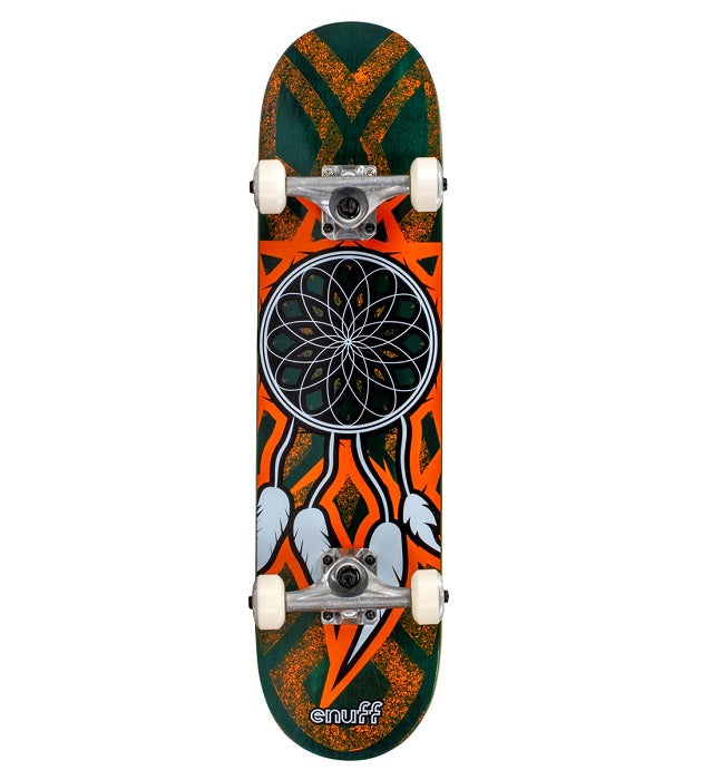 Enuff Dreamcatcher Skateboard - Teal/Orange 7.75"