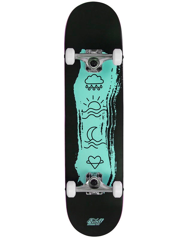 Enuff Icon Mini Green Skateboard - 7.25"