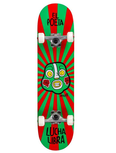Enuff Lucha Libre Mini Skateboard Red/Green - 7.25"