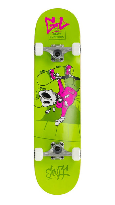 Enuff Skully Green Mini Skateboard - 7.25"