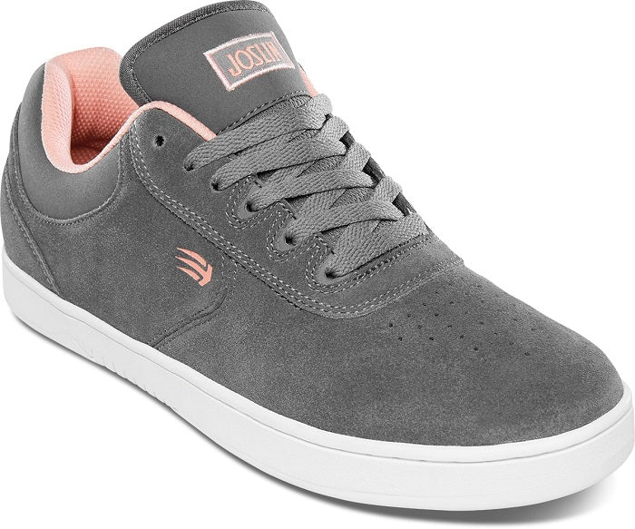 Etnies Joslin Skate Shoes - Grey/Pink