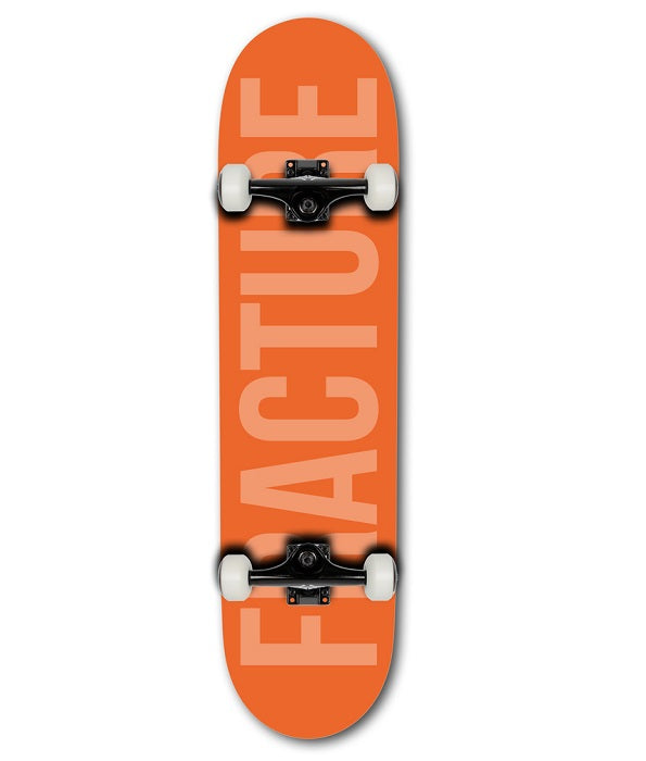 Fracture Fade Orange Skateboard - 8.0"