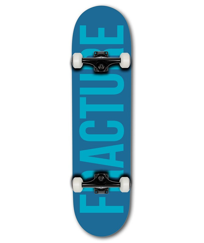 Skateboard Fracture Fade Bleu Sarcelle - 8,25"