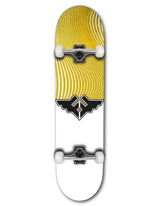 Fracture Wings V4 Yellow Skateboard - 8.0"
