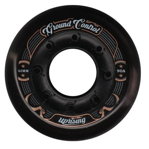 Ground Control Core III Black Wheels 62mm 90a - Set of Four