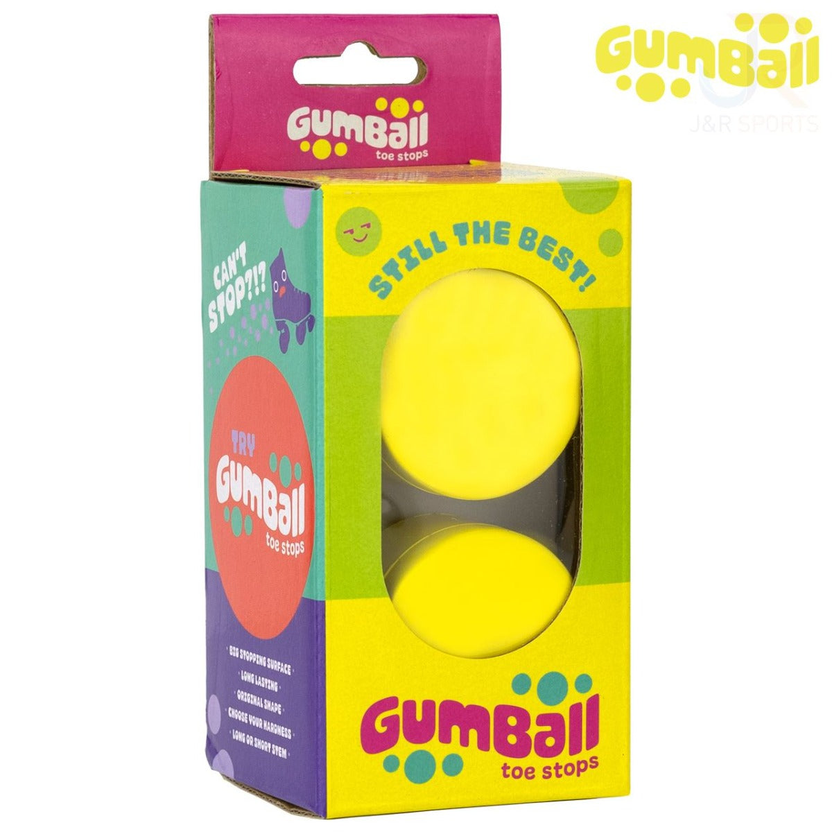 Gumball Lemon Short Toe Stops - 18mm 75a