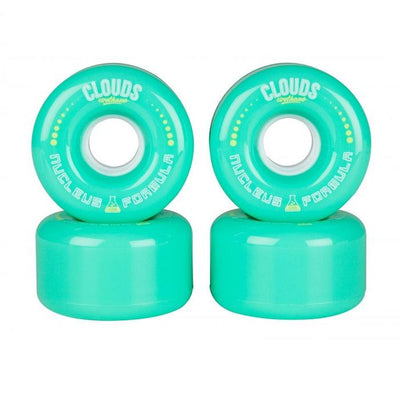 Clouds Nucleus Mint Roller Skate Wheels 62mm - Set of 4